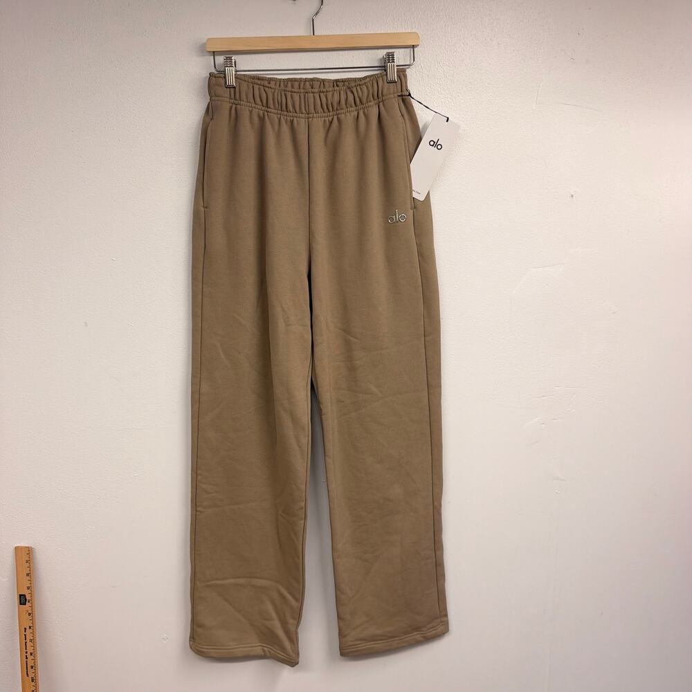 NWT ALO Accolade Straight Leg Sweatpants in Gravel SZ XS Fall Winter NEW $138 - Picture 2 of 10